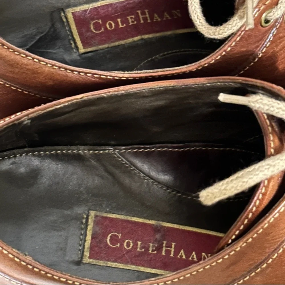 Cole Haan Men’s 9M‎ Shoes Lace-Up Country Brown Leather Shoes Oxfords